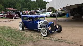 Model A hot rod at Jalopy Jam Up at Frontier Ghost Town just outside of Durham ON [upl. by Nomyad]