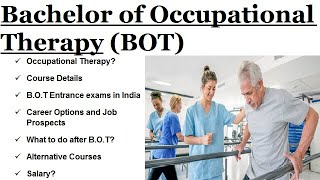 Bachelor of Occupational Therapy in India  Course After 12th Science  BOT Full detail [upl. by Cleon924]