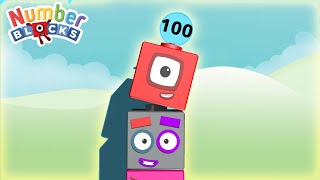 Numberblocks Standing Tall 1  100 Numberpattern Numberblocks Learn to Count Numbers 11 [upl. by Malinde]