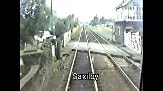 Class 101 DMU cab ride Lincoln to Doncaster [upl. by Notyal]