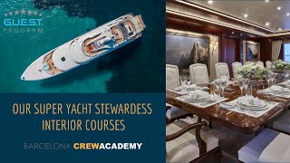 Our Super Yacht Stewardess Interior Courses [upl. by Heathcote]