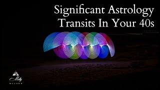 Significant Astrology Transits in Your 40s  Video 4 [upl. by Aicella]