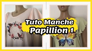 tuto couture debutants  pyjama haut manches papillon 1 [upl. by Hui]