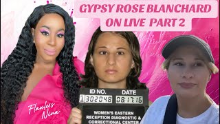 GYPSY ROSE BLANCHARD ON LIVE LYING ABOUT PRISON REFORM AGAIN gypsyroseblanchardcase October 13 [upl. by Oiramej463]