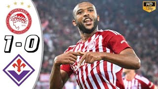 Olympiacos Vs Fiorentina 10  Extended Highlights Europa Conference League Final [upl. by Arnuad]