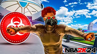 NEW BEST LOCKDOWN DEFENDER BUILD in NBA 2K24 BEST DEFENSIVE MENACE BUILD [upl. by Sussi896]