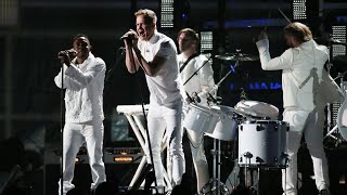 Imagine Dragons  Radioactive x mAAd city live from Grammys 2014 no lags 60fps [upl. by Yrekaz]