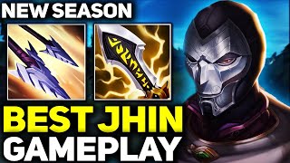 NEW SEASON  RANK 1 BEST JHIN AMAZING GAMEPLAY  League of Legends [upl. by Radborne859]