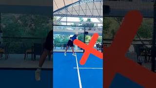 Padel basics for tennis players the serve tennis padel padeltips [upl. by Dubois]