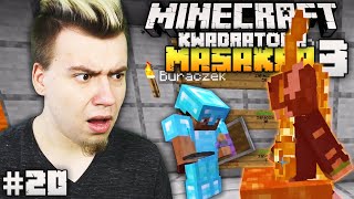 Dlaczego BURAK zabił EWRONA WOJNA Minecraft Kwadratowa Masakra 3 20 [upl. by Enom]