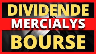 dividende bourse  MERCIALYS Analayse fondamentale bourse dividende [upl. by Idnic]