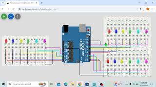 Arduino LED project  Arduino project for beginners [upl. by Ellerret]