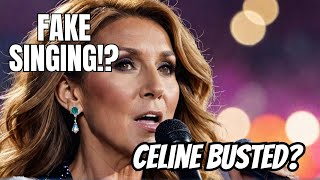 Celine Dion Caught Lip Syncing at Olympic Opening Ceremony [upl. by Willamina333]