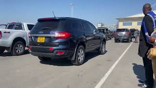 zim one motorcade  Mnangagwa arrival at Mugabe international airport [upl. by Johathan]