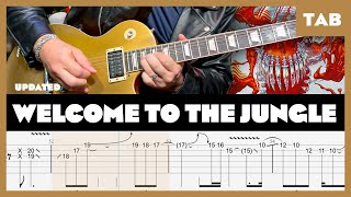 Guns N Roses  Welcome to the Jungle remake  Guitar Tab  Lesson  Cover  Tutorial [upl. by Adnilab]