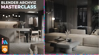 Blender Archviz MASTERCLASS  Archvis Tutorial 3  iMeshhcom Guide [upl. by Llenal]