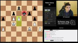 Lichess Titled Arena 3 ft Magnus Carlsen aka DrDrunkenstein [upl. by Nylodnewg]