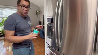 Repairing A Samsung Fridge Water amp Ice Dispenser [upl. by Largent]