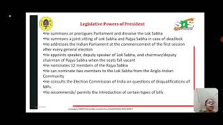 powers and responsibilities of president [upl. by Odraleba895]