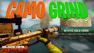 BO6 Zombies  The Launcher Camo Grind is EASY  CIGMA 2B Mystic Gold [upl. by Baal]