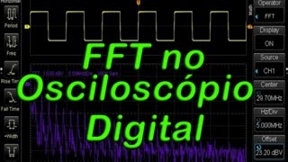 O que é FFT Como usar no Osciloscópio Teoria e medidas [upl. by Sigfrid]