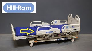 How to LOWER or Raise HillRom Hospital Bed Side RAIL Assy VersaCare Centra CareAssist Siderail [upl. by Karlise]