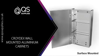 Croydex Wall Mounted Aluminium Cabinets  Installation Guide [upl. by Lamraj]