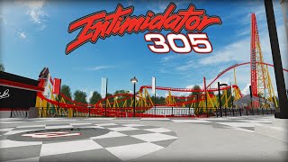 Intimidator 305 Roblox Cedar Fair Entertainment Company [upl. by Ardnahs]