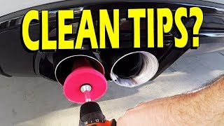 Exhaust Tip Cleaning Guide  Clean Your Tips [upl. by Rosenblatt]