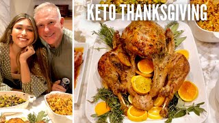 KETO FEAST FOR THANKSGIVING How to Make the juiciest Keto Turkey for Thanksgiving Dinner [upl. by Zetniuq]