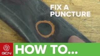 How To Fix A Bike Puncture  Repairing An Inner Tube [upl. by Arayt]