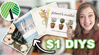 1 Dollar Tree 2023 Calendar DIYs amp HACKS  DIY these Dollar Tree Calendars for GORGEOUS Decor [upl. by Nommad]