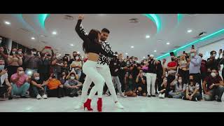 BACHATA C Tangana Nathy Peluso  Ateo  bailando Marco y Sara bachata style Portugal 2021 [upl. by Chickie]