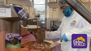 Cadbury World  Chocolatier Making Life Sized Chocolate Footballs [upl. by Anilatak]