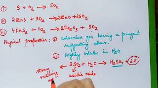 Oxides of Sulphur Preparation Physical properties and Reducing character of Sulphur dioxide [upl. by Lynch445]