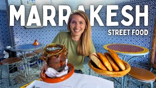 Eating Our Way Through Marrakech Morocco the most unique food tour weve ever done [upl. by Korrie]