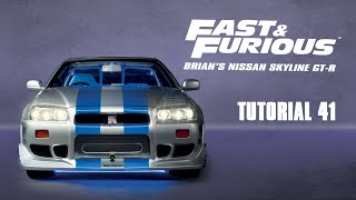 Costruisci la Nissan Skyline GTR R34 di Fast amp Furious – Tutorial 041 [upl. by Einhpad]