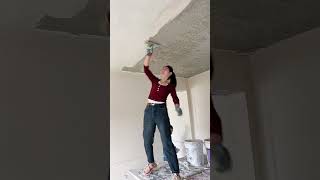 How to Prepare Tiles Wall ​ Wall paint​ Fast amp Beauty part 6303 [upl. by Enialehs]