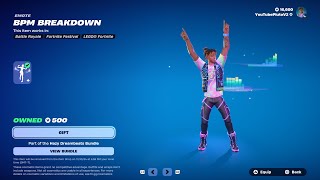 KINDA RARE BPM BREAKDOWN EMOTE IS BACK Fortnite Item Shop November 29th 2024 [upl. by Eidnar]