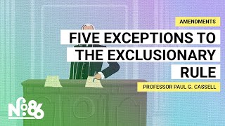 Five Exceptions to the Exclusionary Rule No 86 [upl. by Johiah]