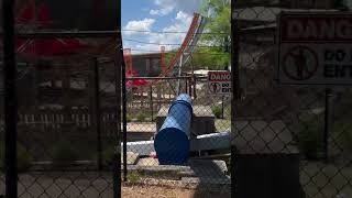 Afterburn Flyby  carowinds afterburn rollercoaster cedarfair northcarolina southcarolina [upl. by Joeann446]