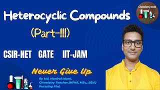 CHemistryCom  CSIRNET GATE IITJAM  Heterocyclic Compounds  PartIII Aromaticity [upl. by Ellerahs867]