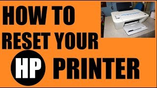 How to RESET ANY hp printer [upl. by Christel]