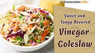 Sweet and Tangy flavored VINEGAR COLESLAW [upl. by Enrichetta855]