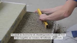 De GUTJAHRdrainage AquaDrain SD voor buitentrappen [upl. by Timothy866]