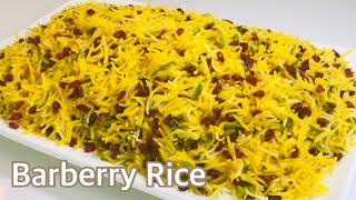 Oriental Barberry Rice with Saffron  Orientalischer BerberitzenReis mit Safran [upl. by Bridie241]