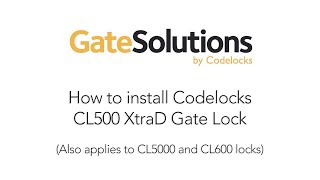 XtraD Lock Installation [upl. by Yorgen569]