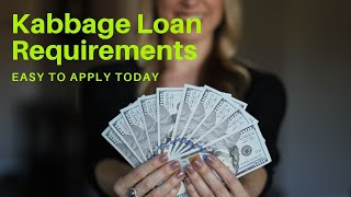 Kabbage Loan Requirements  Easy To Apply Today [upl. by Triny]