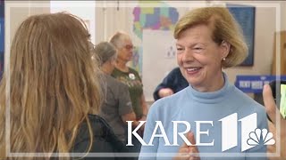 Tammy Baldwin winner of hotlycontested Wisconsin race for US Senate [upl. by Naeruat]