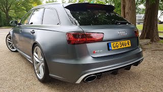 Audi RS6 Avant C7  Start SOUND Revs amp Accelerations [upl. by Sessylu]